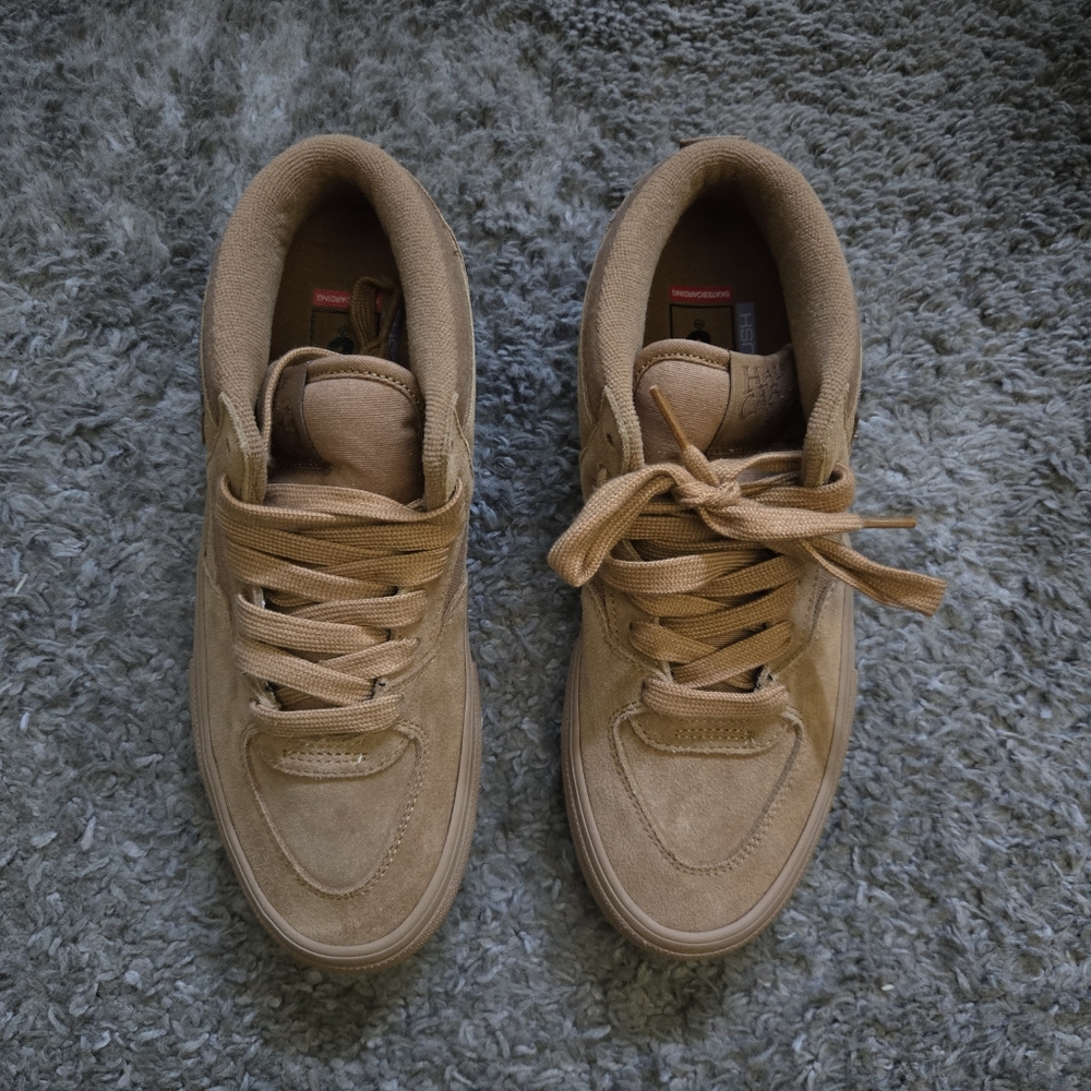 Vans Skate Half Cab Men Size 7.5 Popcush Brown And Gum 032026 - Picture 2 of 10